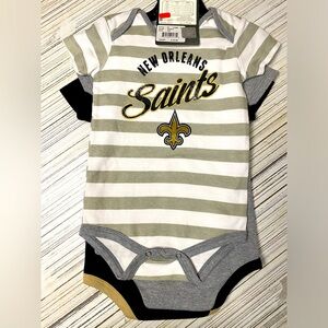 New Orleans Saints Onsies Set Of 3